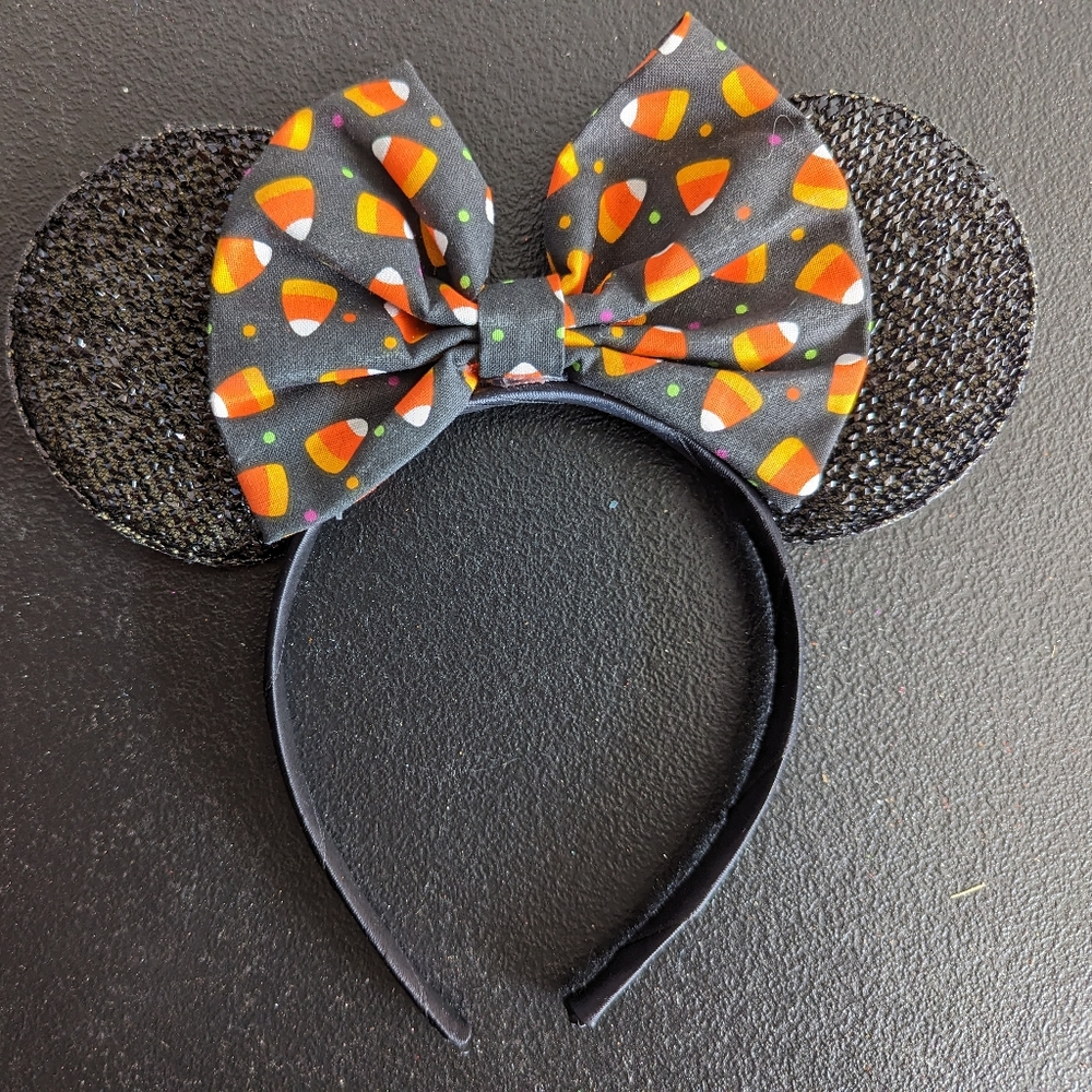 MINNIE MOUSE EARS BIG BOW HALLOWEEN THEME